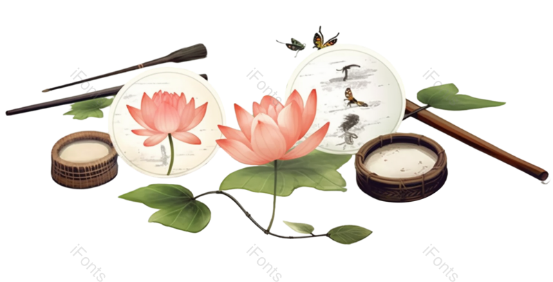 叶子图片,夏至元素,元素PNG,小满免抠素材